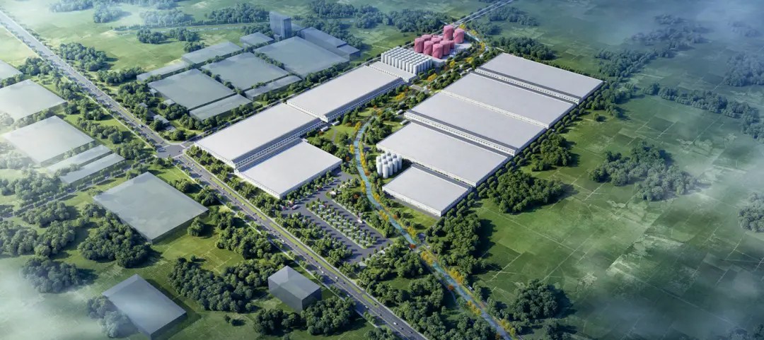 六安乐普钠电年产2万吨钠离子电池关键正极材料厂房